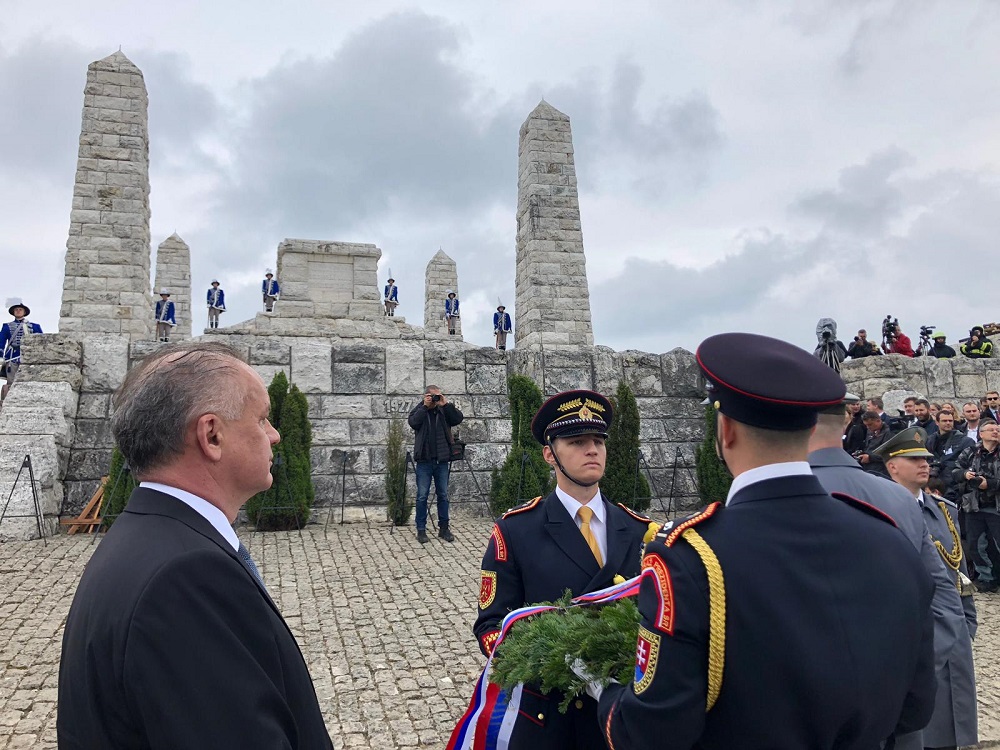 Prezident sa zúčastnil na spomienke k 100. výročiu úmrtia Štefánika