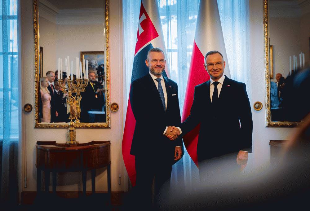 Prezident navštívil Poľsko